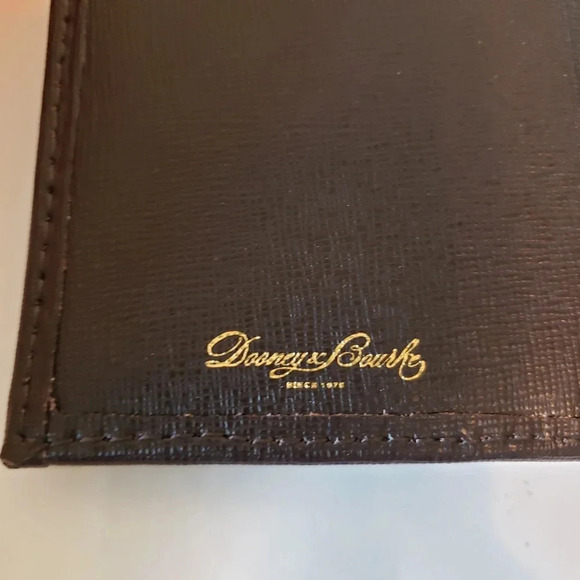 Dooney and Bourke Maxie  Quilt Wallet Brown/Red. - Picture 4 of 7